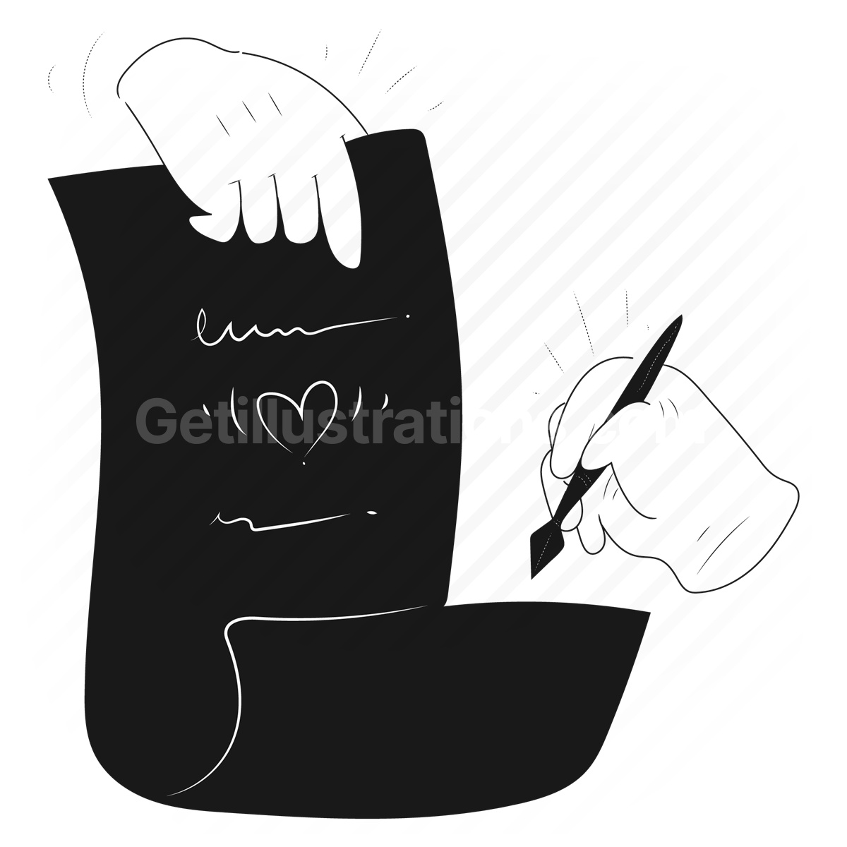review, honest, opinion, contract, signature, write, hand gesture
